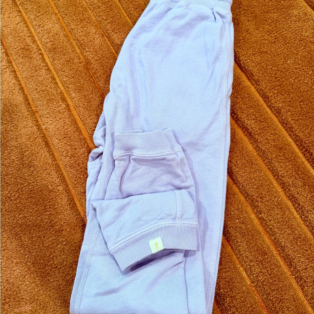 TKEES Kids Lavender Pigment Joggers